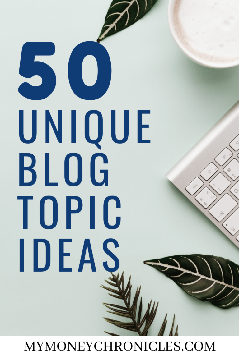 50 Unique Blog Topic Ideas