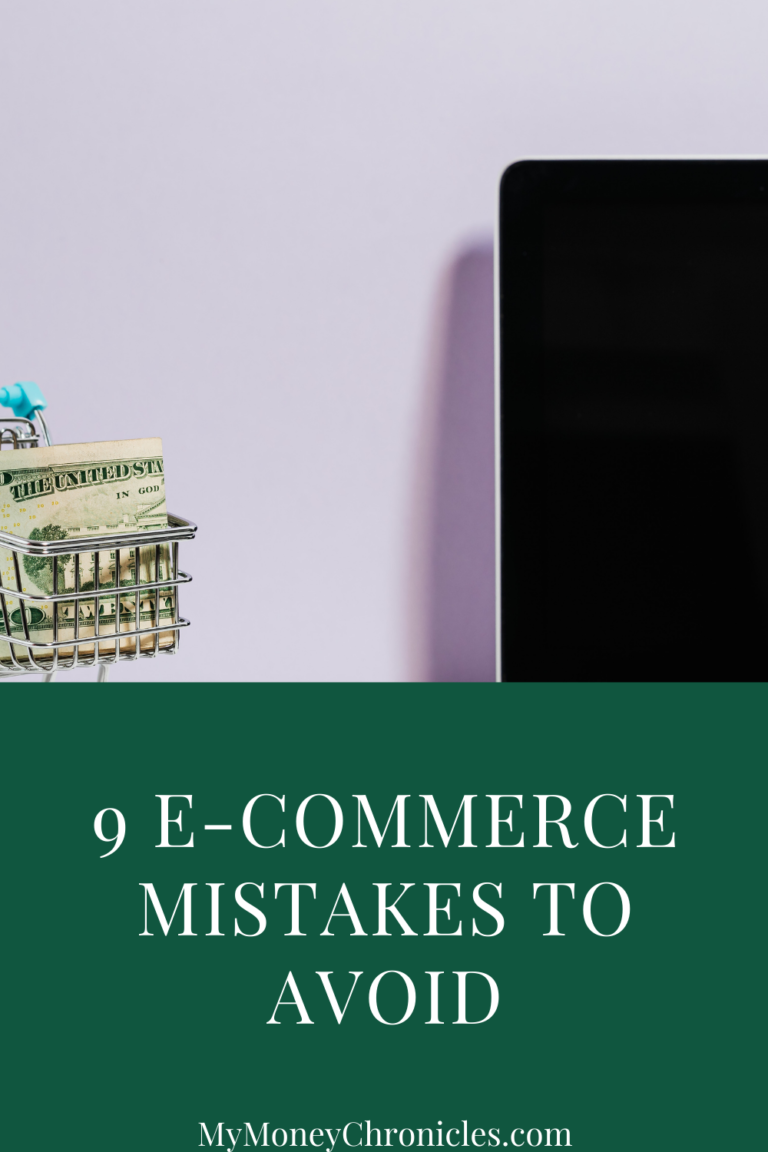 9 E-Commerce Mistakes To Avoid