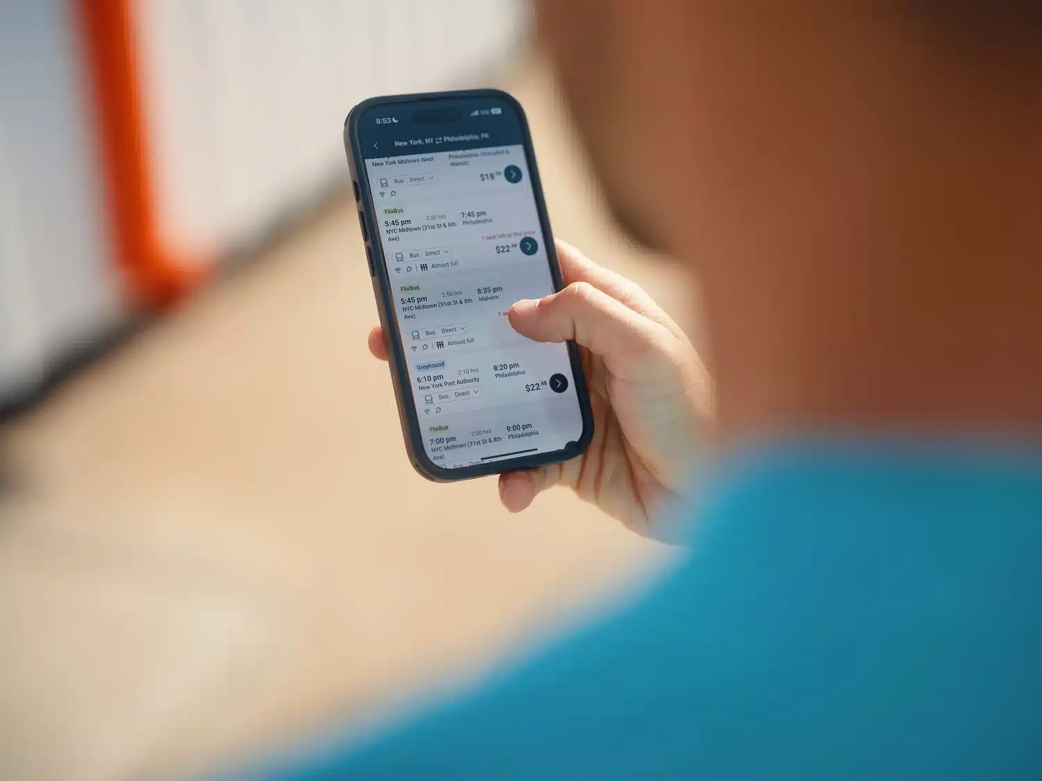 Booking a Greyhound Bus ticket