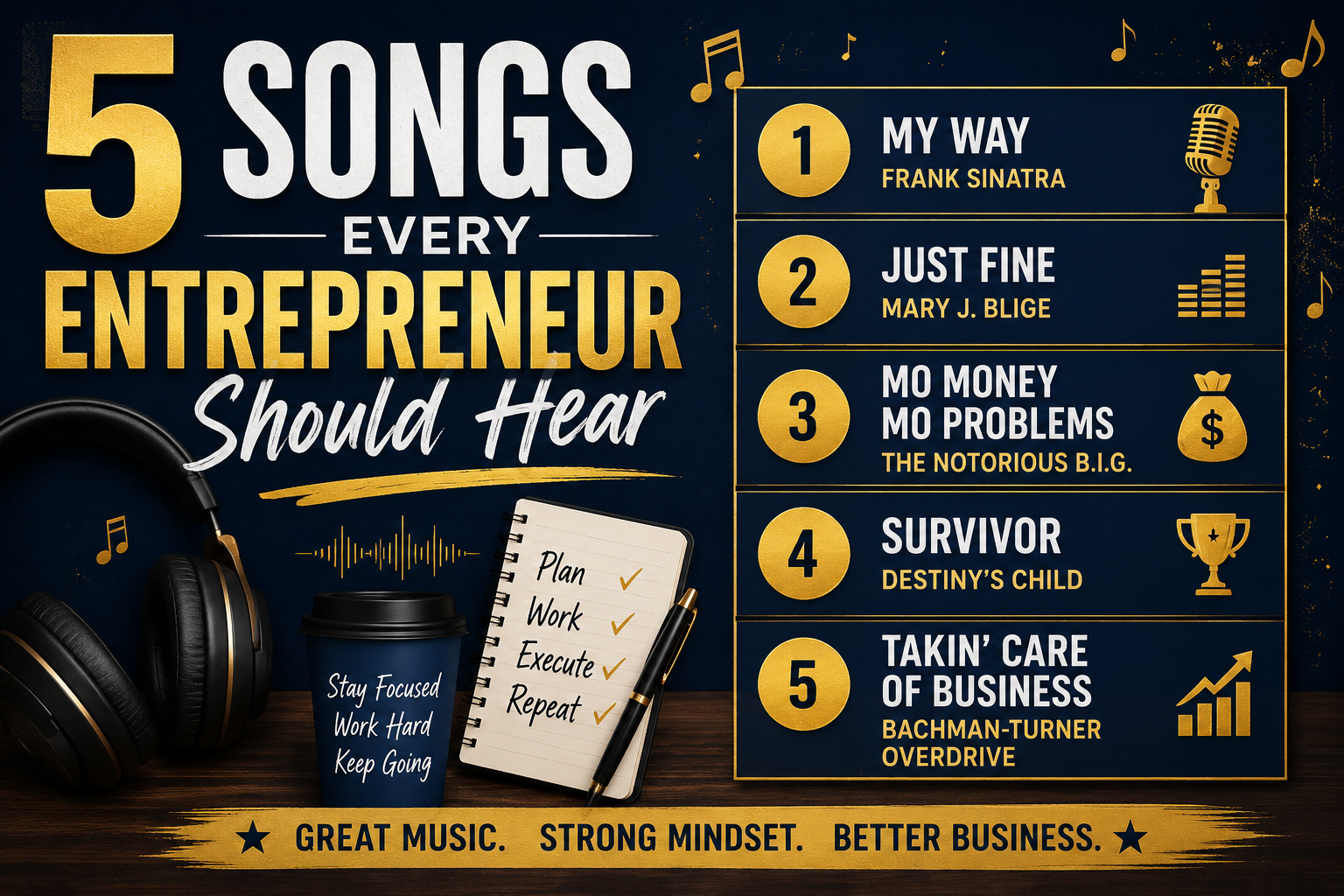 5 songs every entreprenuer should hear.