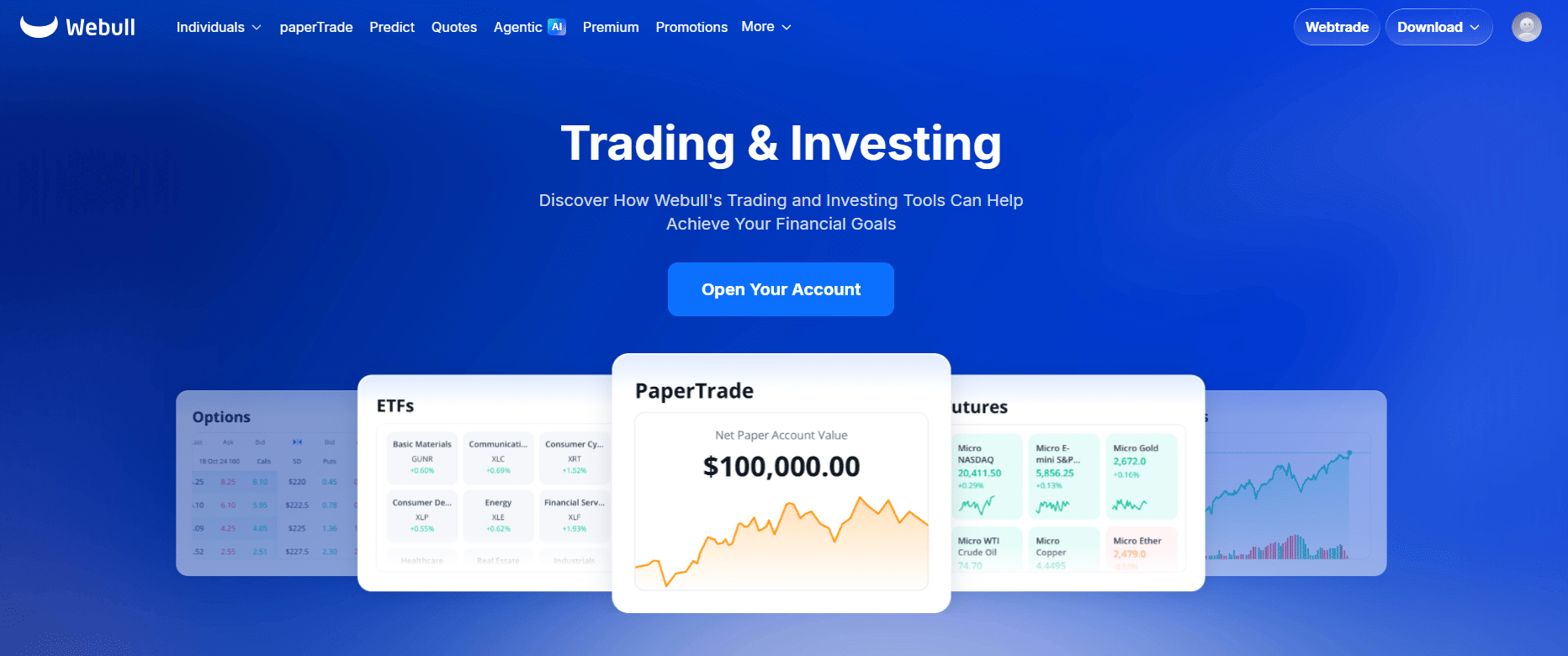 Webull is one of the platforms that you can get free stocks on.