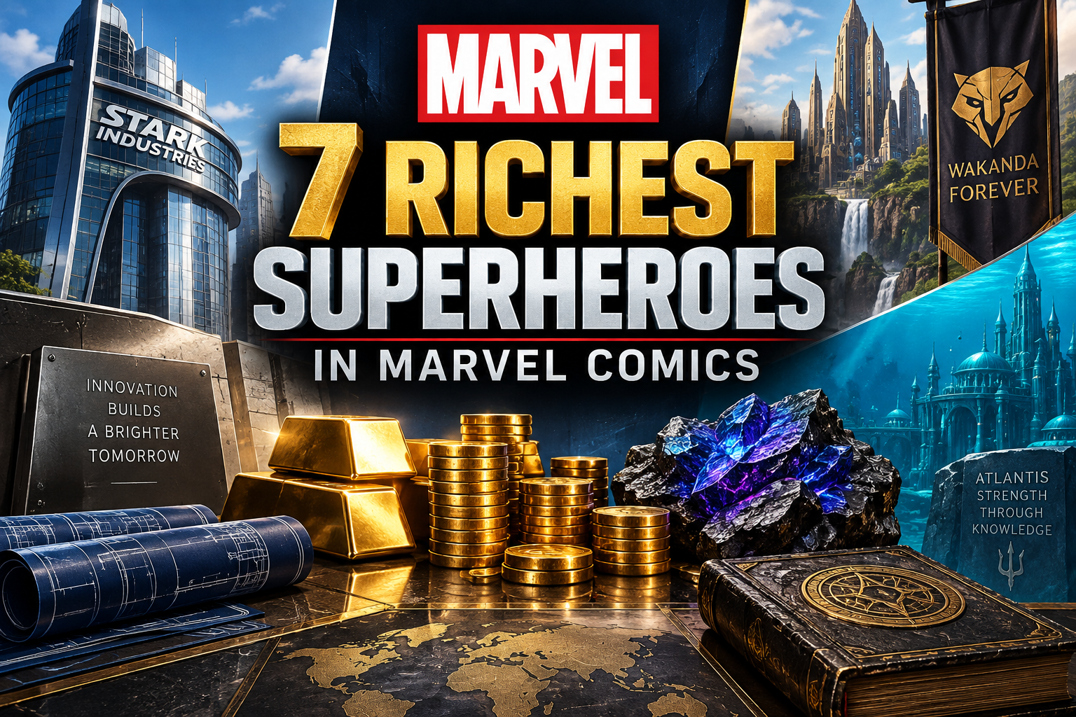 This article discusses the 7 richest superheroes in Marvel Comics.