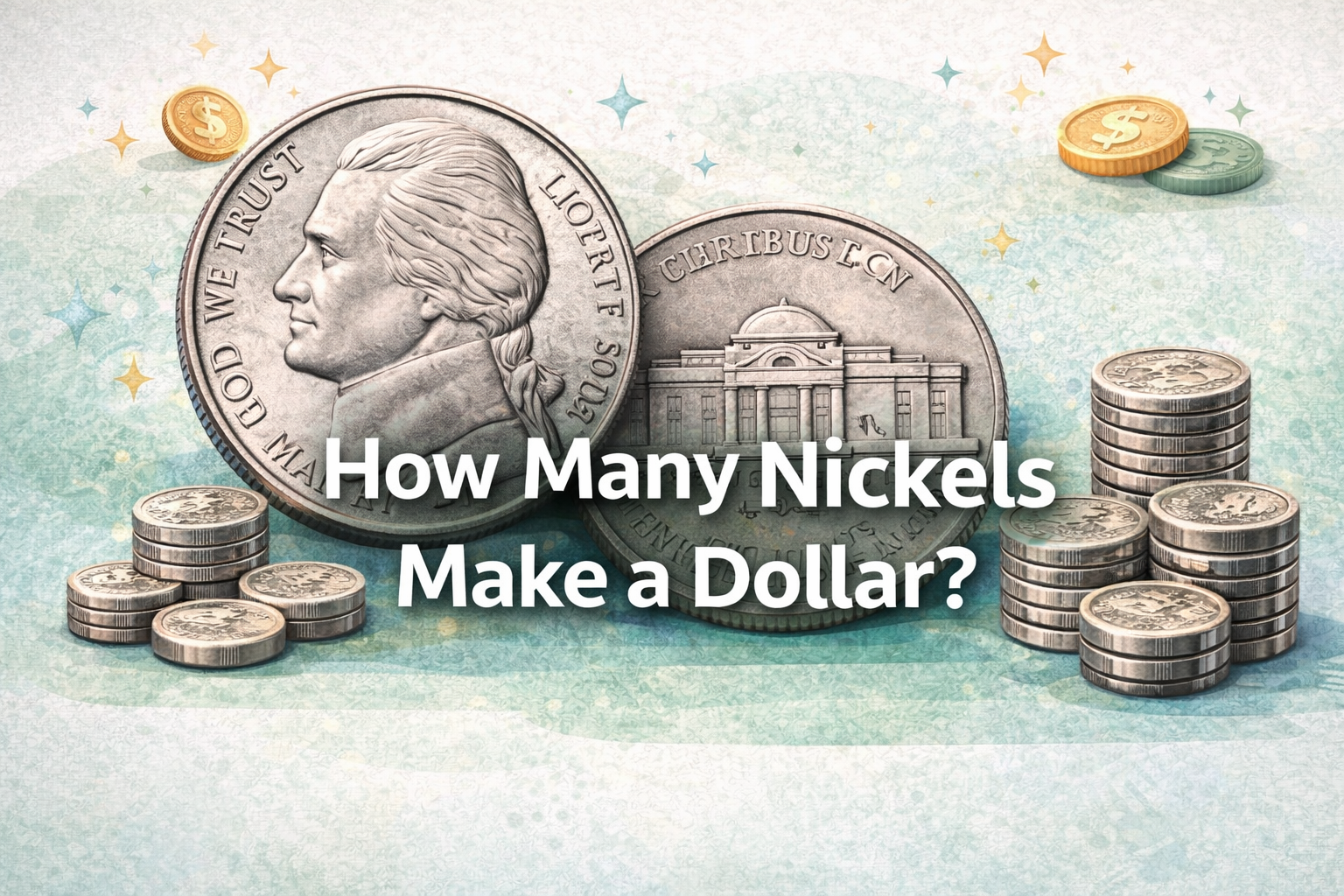 How many nickels make a dollar?