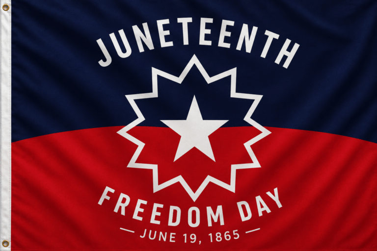 This is the Juneteenth Flag