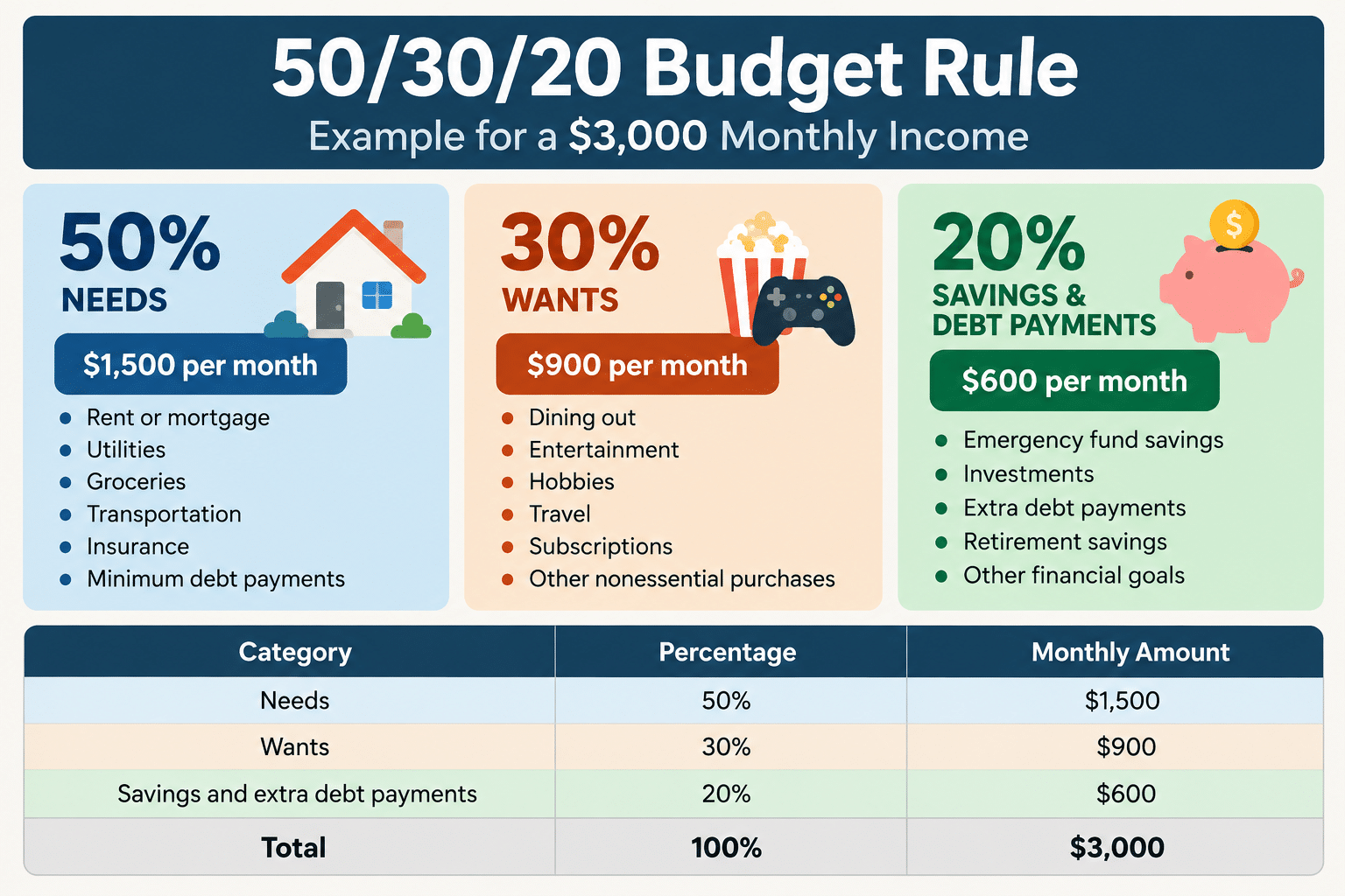 How to budget money