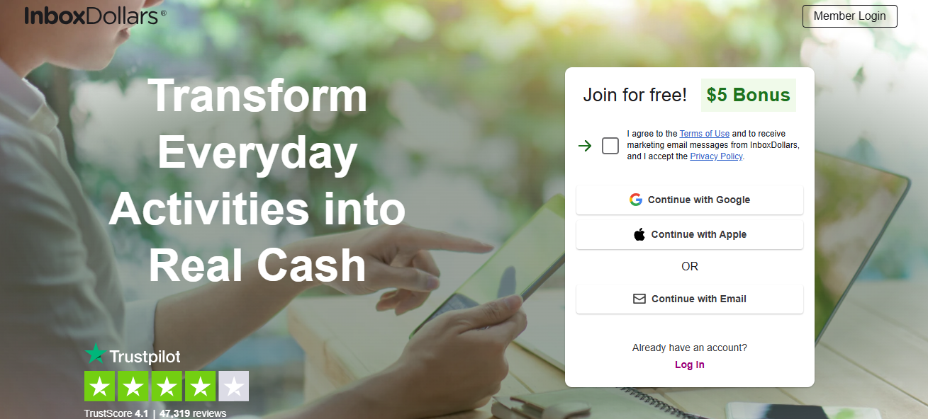 Inbox Dollars is a great app to make extra money with