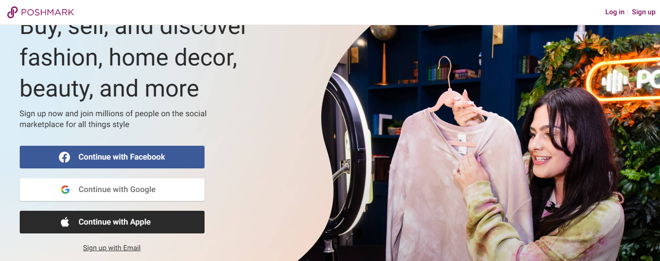 Poshmark is a great app that pays you cash