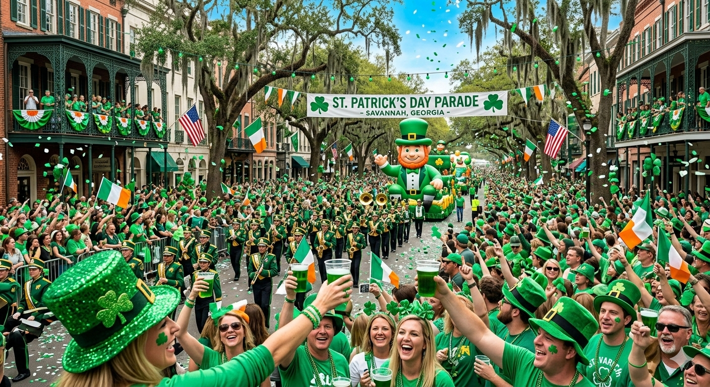 Savannah St Patrick's Day is an event that everyone should go to at least once.