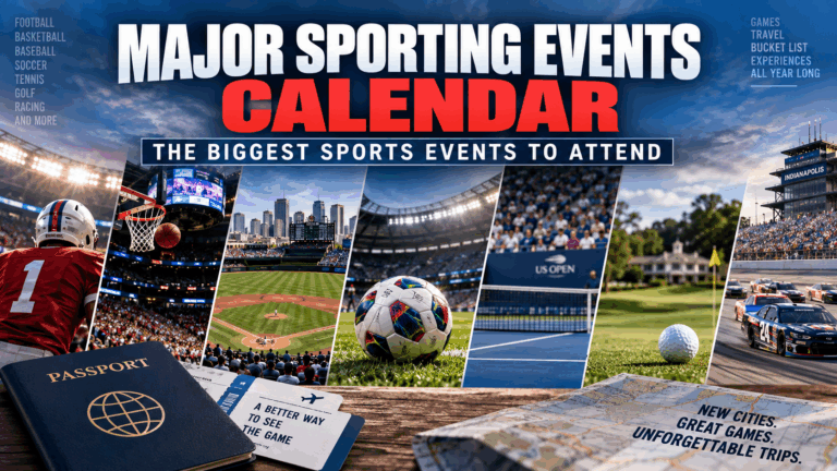 Major Sporting Events Calendar