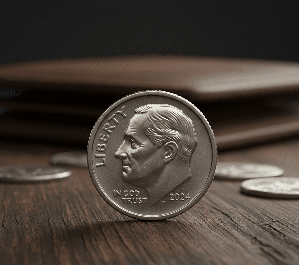 how many dimes make a dollar