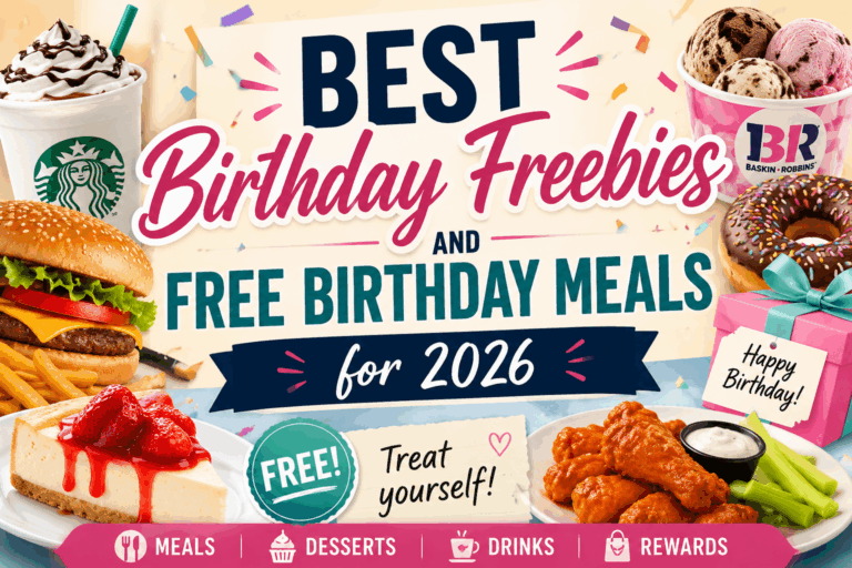 This is a list of the best birthday freebies.