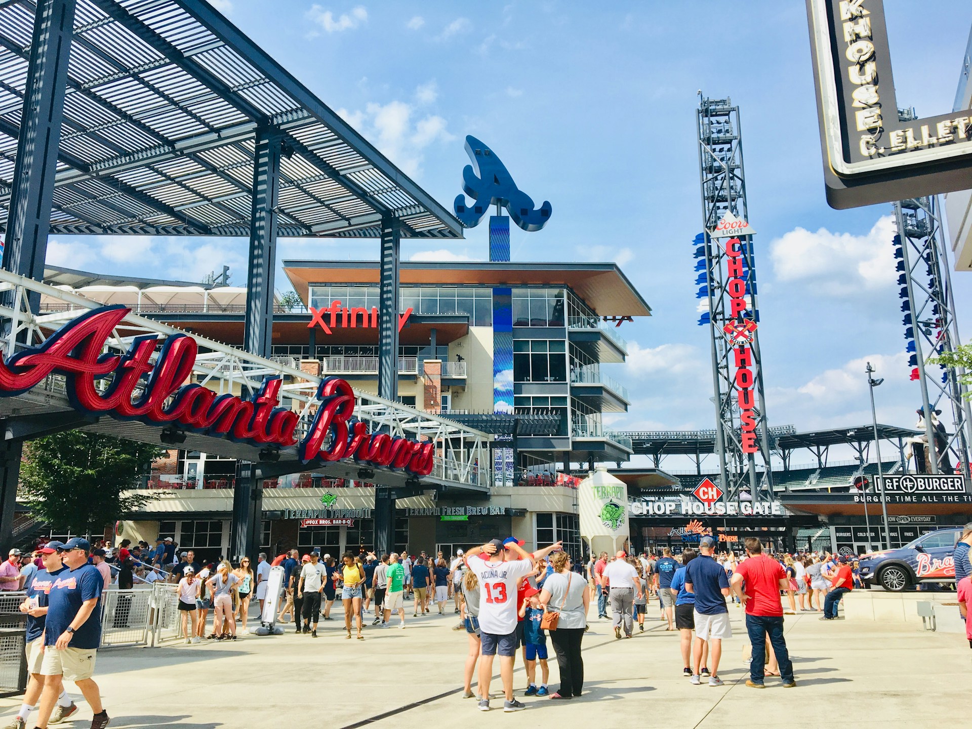 One of the best sporting events in Atlanta is attending an Atlanta Braves game.